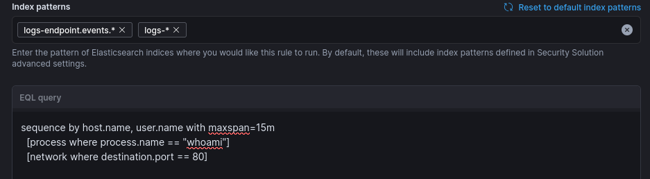 Stateful EQL implementation